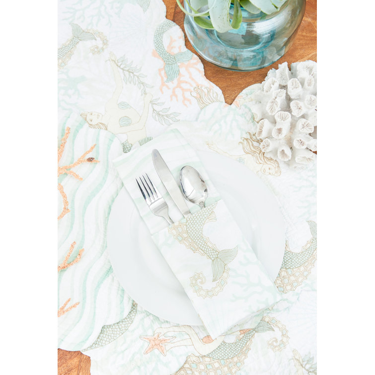 Rosecliff Heights Momea Cotton Nautical Round Placemat Wayfair